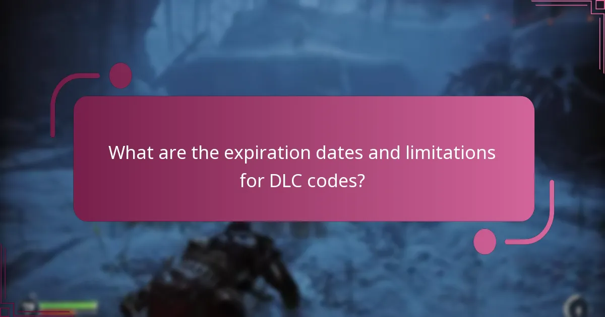 What are the expiration dates and limitations for DLC codes?