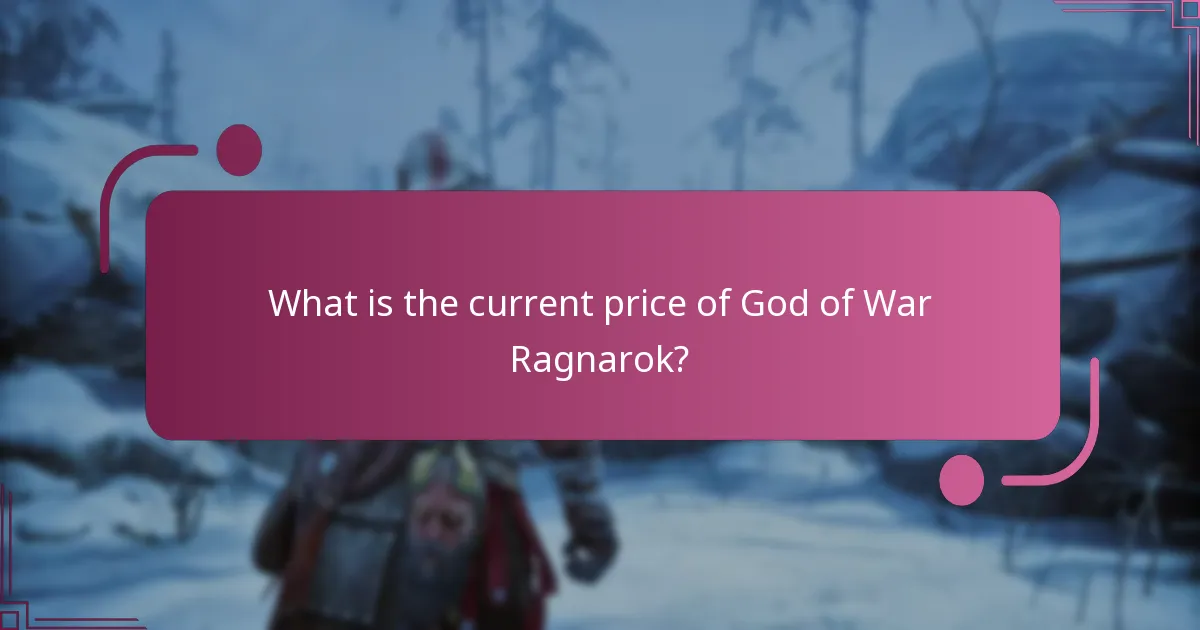What is the current price of God of War Ragnarok?